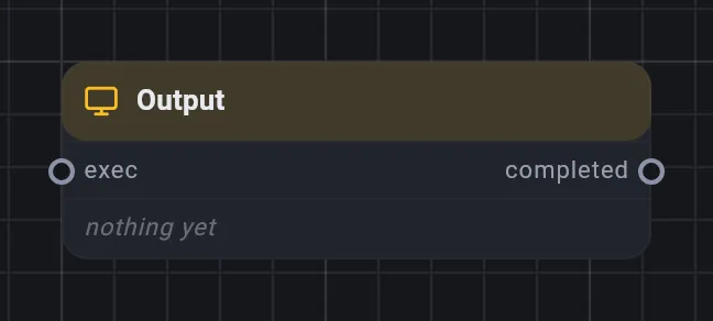 The Output card
