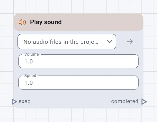 The Play sound card
